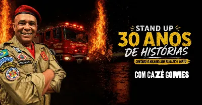 Cazé Gomes - 30 ANOS DE HISTÓRIAS: Contando o milagre sem revelar o santo no Porão Comedy BC