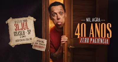 NIL AGRA EM 40 ANOS ZERO PACIÊNCIA