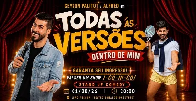 Geyson Palitot e Alfred em "Todas as versões dentro de mim"