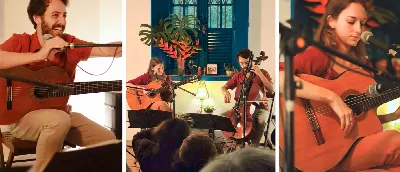 Gabriela Teitel e Davi Canella convidam Daniel Ganc - Casa do Choro