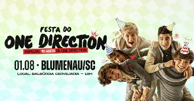 Festa do One Direction | Blumenau/SC