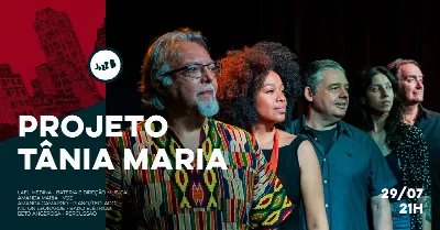 Projeto Tânia Maria no JazzB (QUARTA 29/JUL/26)