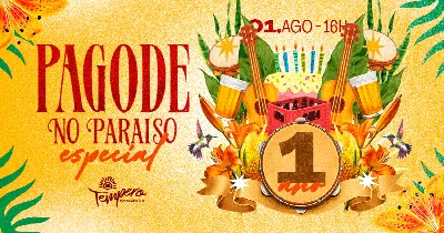 Pagode no Paraíso #1ano - edição de aniversário c/ Gabi Nunes, Dani Falcão e Nelsinho QDS