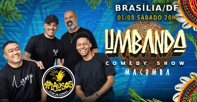 UMBANDA COMEDY SHOW EM BRASÍLIA! 01/08 20H - COMÉDIA STAND-UP