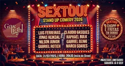 SEXTOU - STAND UP COMEDY 2026 / STAND UP COMEDY em CURITIBA