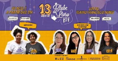 13 anos de #Clube do Livro BH