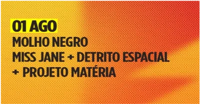 Casa Mercúrio apresenta: Show Molho Negro