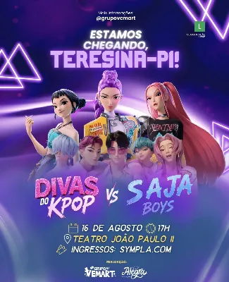 Divas do Kpop versus Saja Boys
